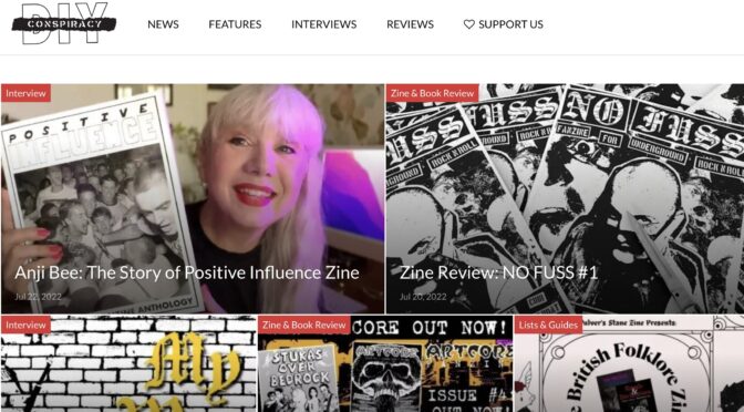 DIY Conspiracy Interviews Anji Bee about zines & More